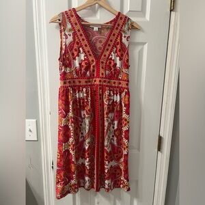 Paisley Print Dress Barn Dress Women’s Size 8